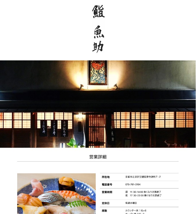 鮨魚助 様